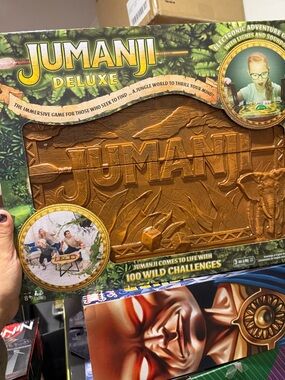 Jumanji Deluxe Board Game - Brown & Green